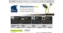 Desktop Screenshot of firstbusinessgroup.co.uk