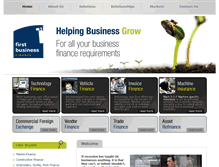 Tablet Screenshot of firstbusinessgroup.co.uk